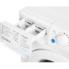 Стиральная машина Indesit BWSA 7109 WWV белый, загрузка фронтальная 7 кг, 1000 об/мин, класс: A