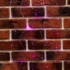 Гирлянда Neon-night Светодиодный дождь из росы 3х3 м, розовый, USB + пульт управления