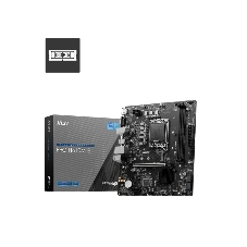 Материнская плата MSI PRO H610M-E, LGA 1700, Intel H610, 2xDDR5, 4xSATA, 1xM.2, 1xPCIe 4.0 x16, 1xPCIe 4.0 x1, 1xHDMI, 1xVGA, 1xRJ45 1Gb, 2xUSB-A 3.2 Gen 1, 4xUSB-A 2.0, 3x3.5мм, 7.1, mATX