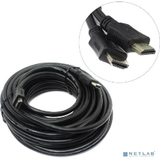 Кабель HDMI C-HM-HM-10M Wize, 10 м, v.2.0, 19M/19M, позол.разъемы, экран, черный, пакет