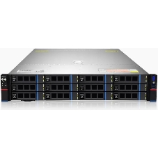 Серверная платформа Gooxi SR201-D12R-NV-G2 2U 12 bay server with NVME bp,based on AMD 9004 2 riser cards of PCIe5.0(X32 to x16x16) 2x rear SAS/SATA 2x rear NVME 1300W 1+1 PSU EU power cables rail kit
