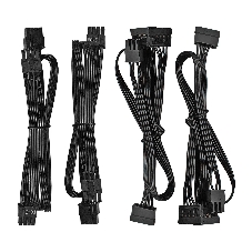 Блок питания серверный 400W ExeGate ServerPRO-400PAS (ATX, APFC, КПД 80% (80 PLUS), 12cm fan, 24pin, 2x(4+4)pin, 4xPCI-E, 6xSATA, 4xIDE, Cable Management, black)