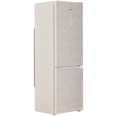 Холодильник Hotpoint HT 5180 AB мраморный двухкамерный 220/78л морозилка снизу, No Frost
