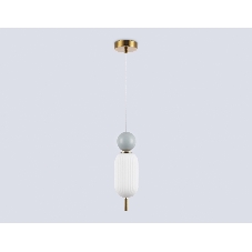 Светильник Ambrella light LH53101 BS/GR/FR латунь/серый/белый матовый G9 max 28W D100*330