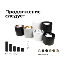 Насадка для корпуса светильника N7015 PPG золото розовое полированное D70*H20mm Out2mm MR16