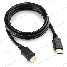 Кабель Cablexpert HDMI CC-HDMI4L-6, 19M/19M, v2.0, серия Light, позол.разъемы, экран, 1.8м, черный, пакет