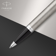 Набор ручек Parker IM Core FK221 (2183058) Stainless Steel CT M сталь нержавеющая, подарочная коробка, ручка перьевая, ручка шариковая