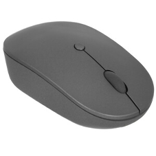 Мышь беспроводная Lenovo Go серый, 2400 dpi, радиоканал, USB-C, кнопки - 3