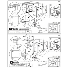 Духовой шкаф электрический Electrolux LOE8F38Z с конвекцией, объем 72 л, 17 режимов, очистка каталитическая, 3 стекла в дверце, направляющие проволочные + телескопические (1 уровень),черное стекло