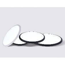 Потолочный светодиодный светильник Ambrella light FZ1233 BK черный IP44 22W 6400К D260*55 (Без ПДУ)