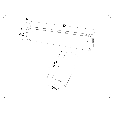 Управляемый светодиодный светильник для шинопровода Magnetic Ambrella light GL1213 GD золото IP20 12W 3000K-6400K 220V 36° D45*100 (Без ПДУ)