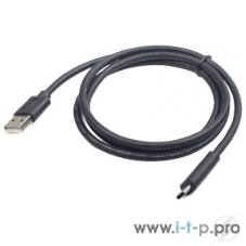 Кабель USB Cablexpert CCP-USB2-AMCM-1M, USB2.0 AM/USB3.1 Type-C, 1м, пакет