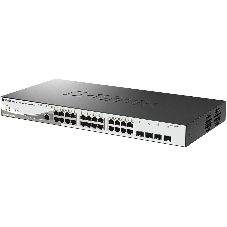 Коммутатор D-Link DGS-1210-28P/ME/B2A, 24×1 Гбит/с + 4×1 Гбит/с SFP, управляемый