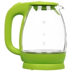 Чайник Homestar HS-1012 1.7 л, стекло, зеленый (003943)