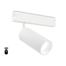 Управляемый светодиодный светильник для шинопровода Magnetic Ambrella light GL1221 WH белый IP20 18W 3000K-6400K 220V 36° D55*120 (Без ПДУ)