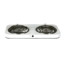 Плита настольная электрическая Blackton Bt HP205W белый, 2 кВт, ТЭН, конфорки - 2, эмаль, поворотные переключатели
