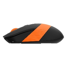 Мышь беспроводная A4Tech Fstyler FG10S черный/оранжевый, 2000 dpi, радиоканал, USB, кнопки - 4