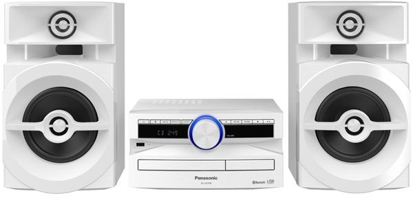 Минисистема Panasonic SC-UX100EE-W белый 300Вт/CD/CDRW/FM/USB/BT