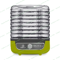 Сушилка для овощей Мастерица EFD-1001VM оливковый с серым (с функциями приготовления йогурта и десертов + поддон для пастилы в подарок)