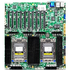 Материнская плата серверная Gooxi G2DERO-B-PK2, 2xSP3, AMD EPYC, 16xDDR4, 2xMiniSAS HD, 1xM.2, 4xPCIe 4.0 x16, 6xPCIe 4.0 x8, 1xVGA, 2x1Gb LAN, 2xUSB-A 5Gbps, 1x3.5 мм, 7.1, E-ATX