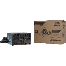 Блок питания Sea Sonic Core V2 GC-850, 850Вт, 80+ Gold, 120мм, немодульный, черный