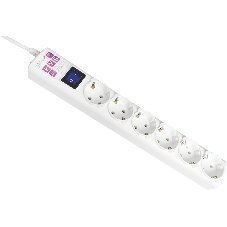 Фильтр-удл. PC сер. 1,9м 6 р 16А SPG6-16-1,9М