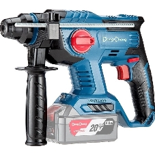 Перфоратор DongCheng DCZC22, SDS-plus, 20 В, 2,1 Дж, от аккумулятора