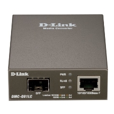 Медиаконвертор D-Link DMC-G01LC/C1A, Media Converter with 1 100/1000Base-T port and 1 100/1000Base-X SFP port.