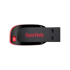 Флешка USB SanDisk Cruzer Blade (SDCZ50-128G-B35), 128Gb, USB 2.0, Type-A, R/W 16/4, черный