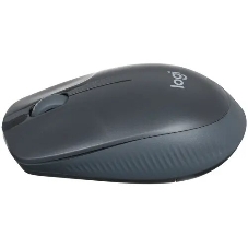 Мышь беспроводная Logitech M190 черный/серый, 1000 dpi, радиоканал, USB, кнопки - 3