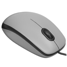 Мышь проводная Logitech M110 Silent черный, 1000 dpi, USB, кнопки - 3