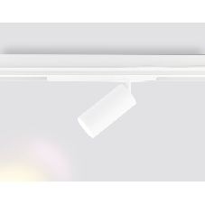 Управляемый светодиодный светильник для шинопровода Magnetic Ambrella light GL1221 WH белый IP20 18W 3000K-6400K 220V 36° D55*120 (Без ПДУ)