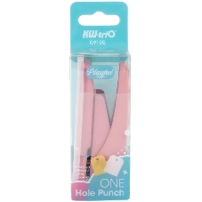 Дырокол Kw-Trio 09190PINK, до 20 листов, металл розовый, отверстий: 1