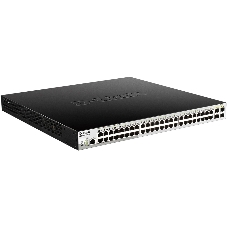 Коммутатор D-Link DGS-1210-52P/ME/B1A, 48×1 Гбит/с + 4×1 Гбит/с SFP, управляемый