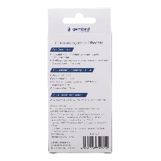 Сетевой адаптер Ethernet Gembird NIC-U7, USB 3.0 + Type-C - Gigabit Ethernet adapter, алюминий, RTL8153