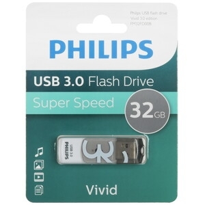 Флешка USB 256Gb PHILIPS VIVID3.0 256Gb, USB 3.0