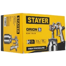 Краскопульт пневматический STAYER MASTER ORION 06472-1.5 HP, сопло: 1.5 мм, макс. 225 л/мин