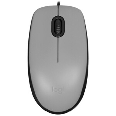 Мышь проводная Logitech M110 Silent черный, 1000 dpi, USB, кнопки - 3