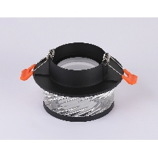 Светильник Ambrella light TN1252 SBK/CL черный песок/прозрачный GU5.3 D98*58