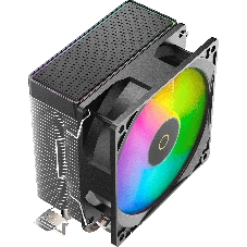 Кулер для процессора Ocypus Gamma A20 BK ARGB, 92mm FARGB FAN, Top FARGB Panel, 2 HEAT PIPES, 3-PIN, 1900 RPM, 21DBA, HYDRO BEARING, LGA115X/1200/1700/18XX, AM4/AM5