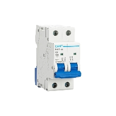 Выключатель автоматический CHINT NB1-63 2P 2A 6кА х-ка C