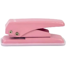 Дырокол Kw-Trio 09190PINK, до 20 листов, металл розовый, отверстий: 1