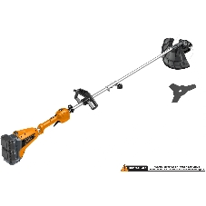 Триммер электрический Carver CBC-01BL40-800R аккум. 800Вт разбор.штан. со штангой реж.эл.:леска/нож