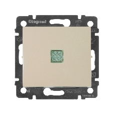 Выключатель Legrand 774310 Valena 10А c подсветкой, сл. кость