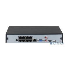 Видеорегистратор Dahua DHI-NVR2108HS-8P-I2 черный
