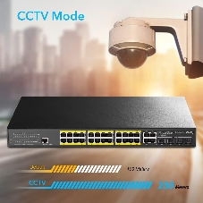 Коммутатор Cudy GS2028PS4-300W, 24×1 Гбит/с, 4×1 Гбит/с SFP