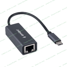 Сетевой адаптер Ethernet Gembird NIC-U8, Type-C USB 3.0 - Gigabit Ethernet adapter, алюминий, RTL8153
