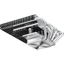 Кулер для процессора PCCooler RC600-67 (125W, 4-pin PWM, 67.5mm, Al, 4x6mm, 1x120мм, 62.5CFM, 32.5dBA, 2300RPM, S: 1851/1700/1200/115X, AM5/AM4, черный)