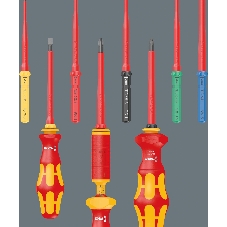 Отвертка Wera Kraftform Kompakt VDE 18 Universal 1 Tool Finder в компл.:18 предметов (WE-006613)