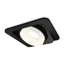 Комплект встраиваемого поворотного светильника Ambrella light XC7659084 SBK/FR черный песок/белый матовый MR16 GU5.3 (C7659, N7165)